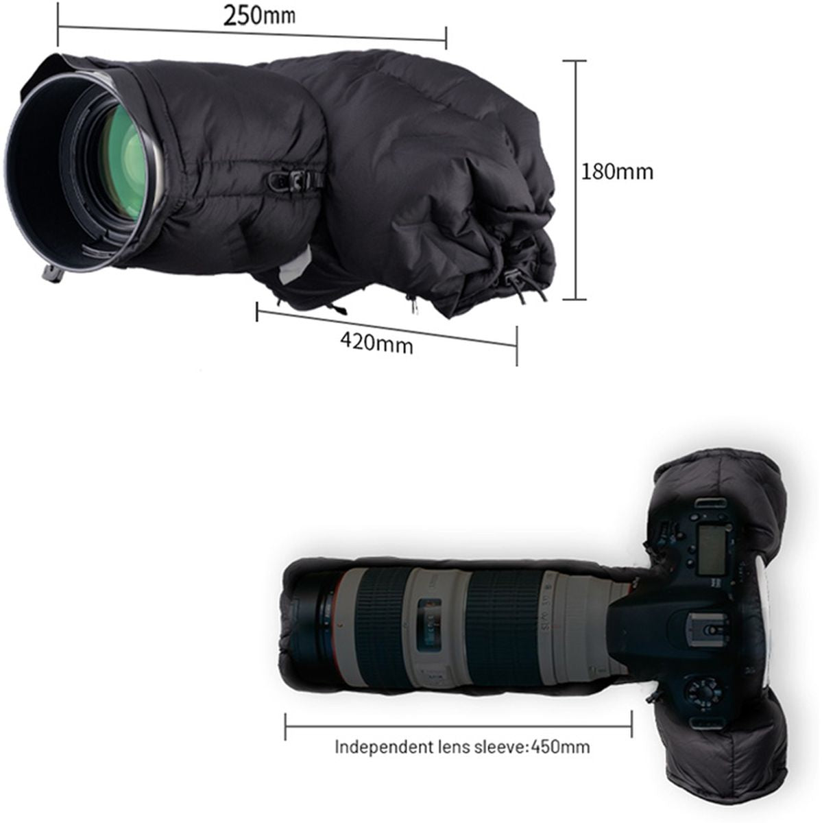 PGYTECH Camera Cold Proof Warm Cover (Telephoto Edition) - image 2 of 5