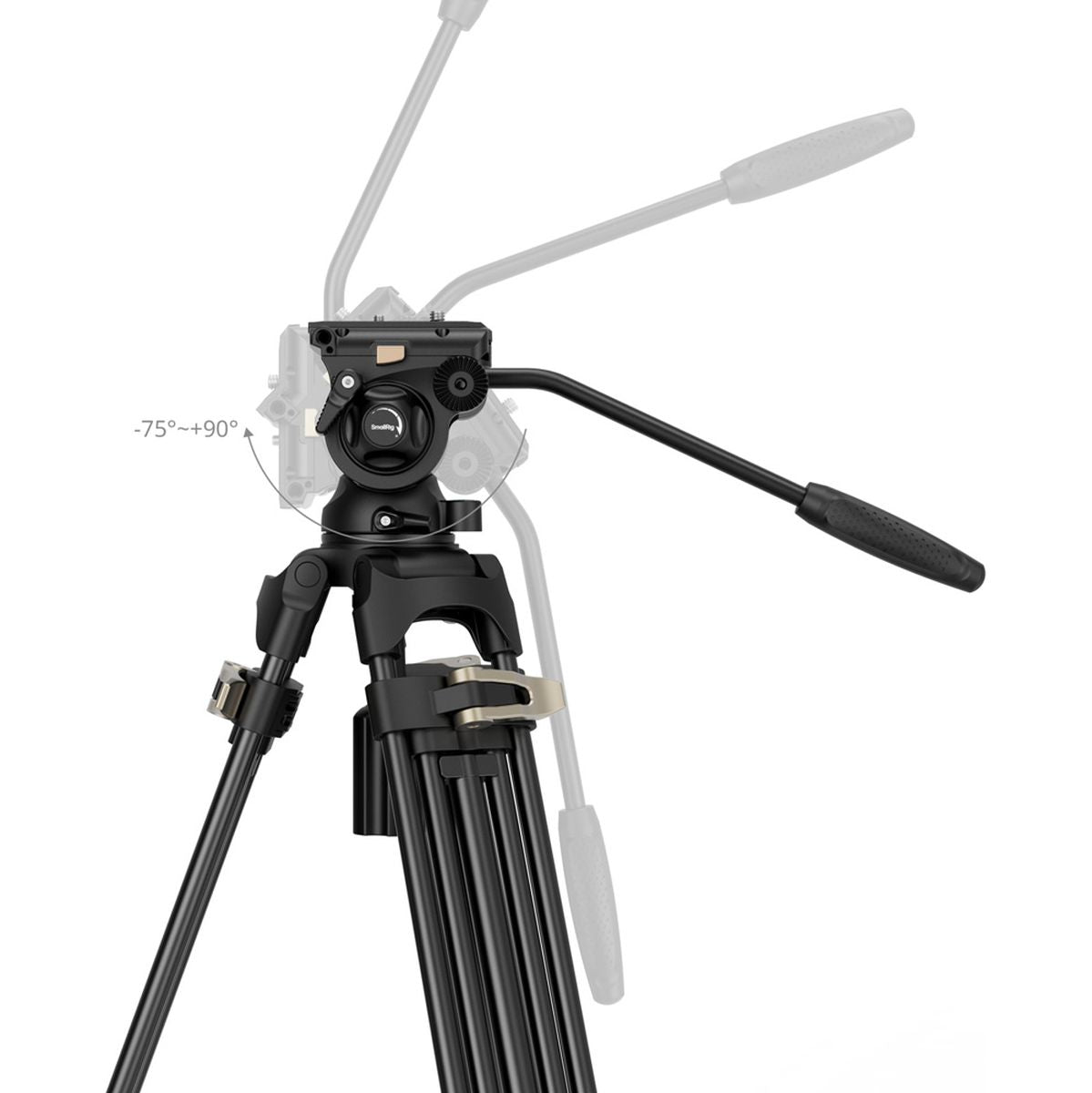 SmallRig Heavy Duty Fluid Head Tripod Kit AD 01S 4686 - image 5 of 5