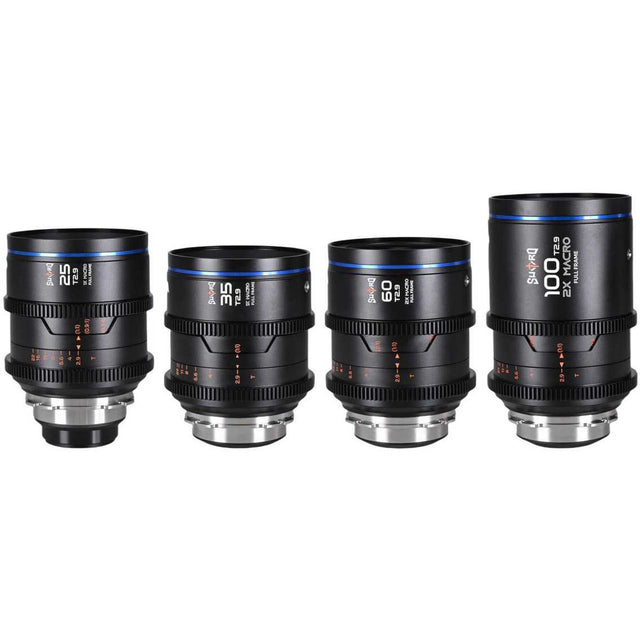 Laowa Sword Cine 4 Lens Bundle (25mm 35mm 60mm 100mm) ARRI PL