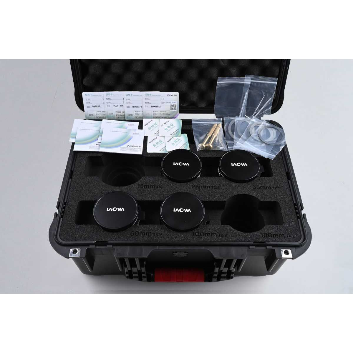 Laowa Sword Cine 4 Lens Bundle (25mm 35mm 60mm 100mm) ARRI PL - image 2 of 3