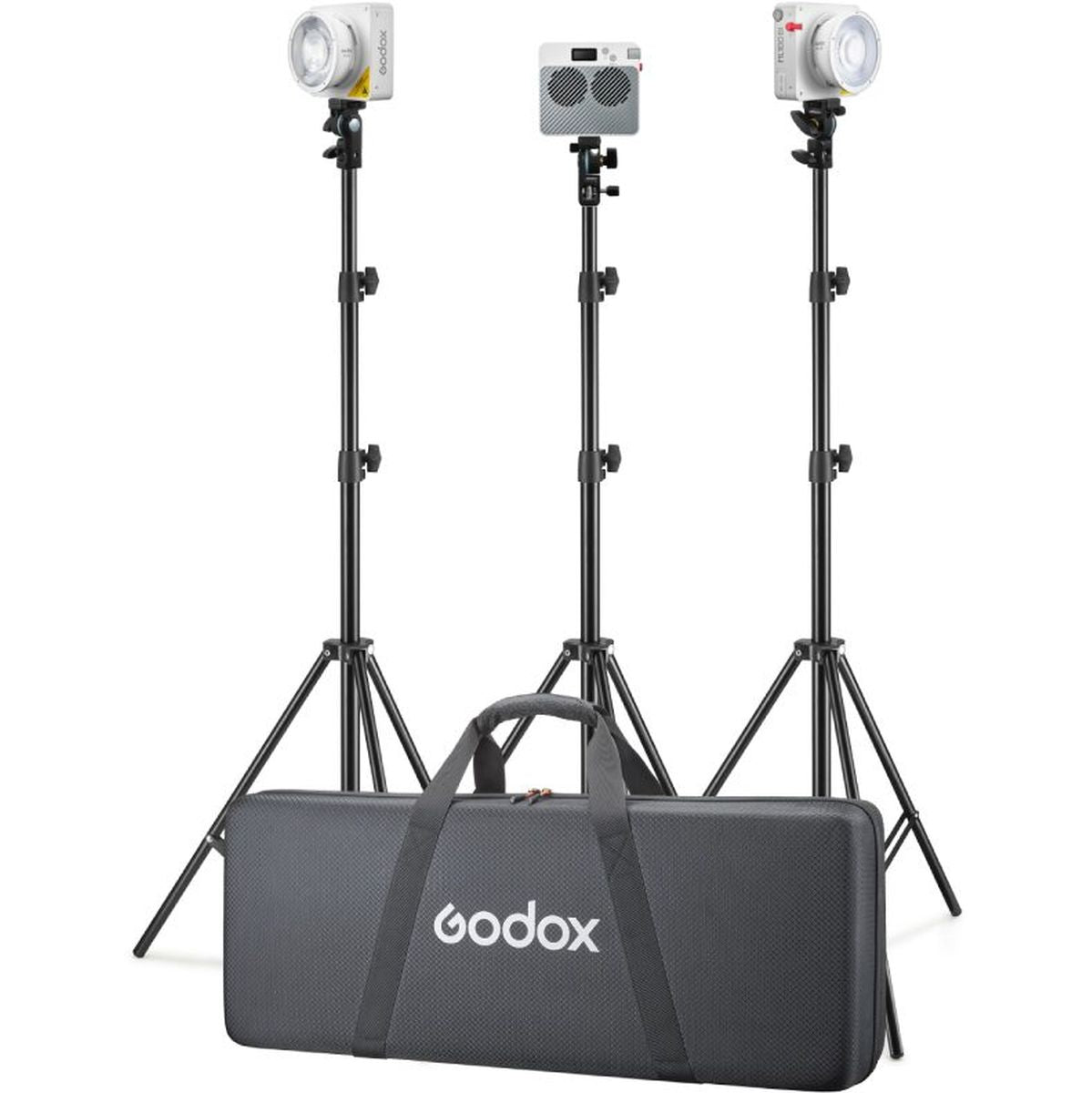 Godox ML100BI KIT3 Portable LED Light Kit w/ V Mount Hold...
