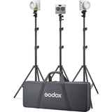 Godox ML100BI KIT3 Portable LED Light Kit w/ V Mount Hold...