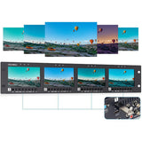 Feelworld Seetec Q41 Quad 4.5 inch 2RU Rackmount Monitor - image 4 of 5