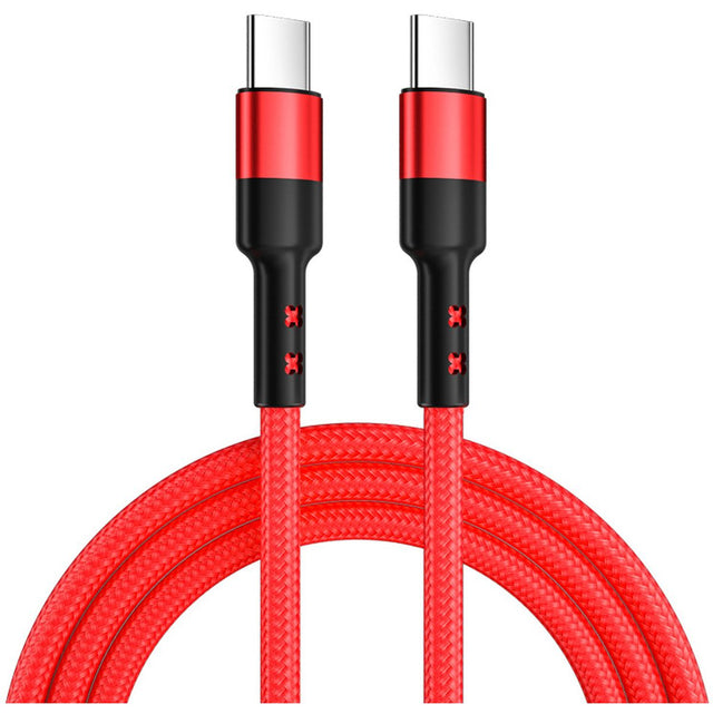Caruba USB C To USB C 60W Cable 3 Meter Red