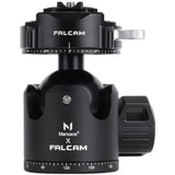 FALCAM F38 Pro Quick Release Low Gravity Dual Panorama Ball Head F38B4906