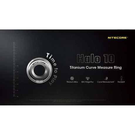 Nitecore HALO10 Titanium Curve Measure Ring - image 3 of 5