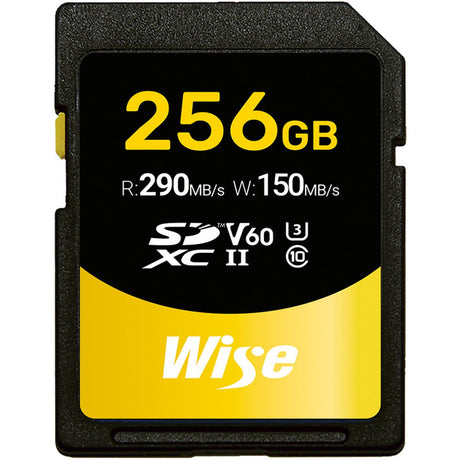 Wise 256GB SDXC UHS II V60 Memory Card