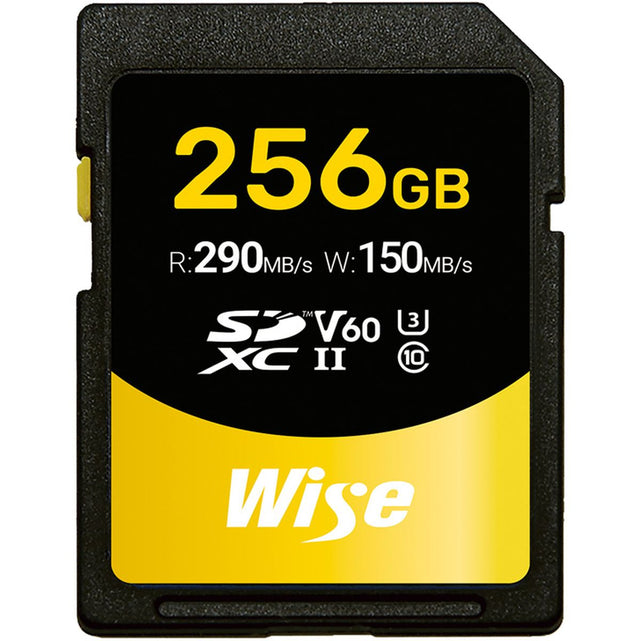 Wise 256GB SDXC UHS II V60 Memory Card