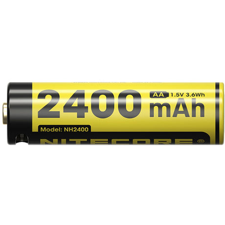 Nitecore NH2400 USB C Rechargeable 1.5V Li ION AA Battery