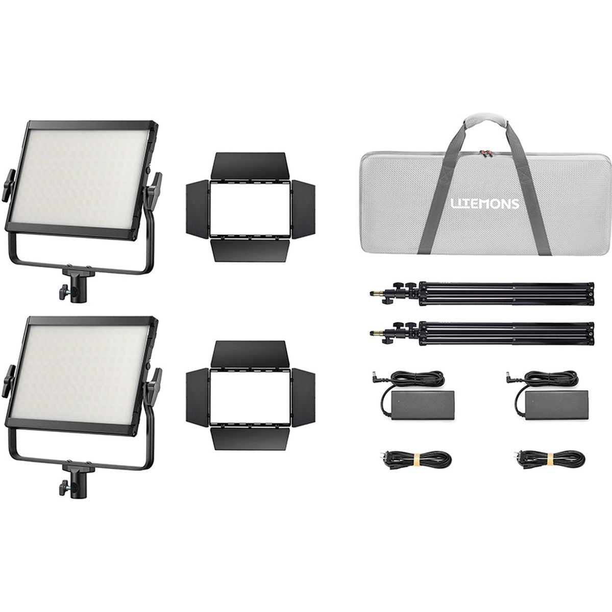 Godox LP600BI K2 Black Litemons Bi Colour LED Light Panel 2 Light Kit