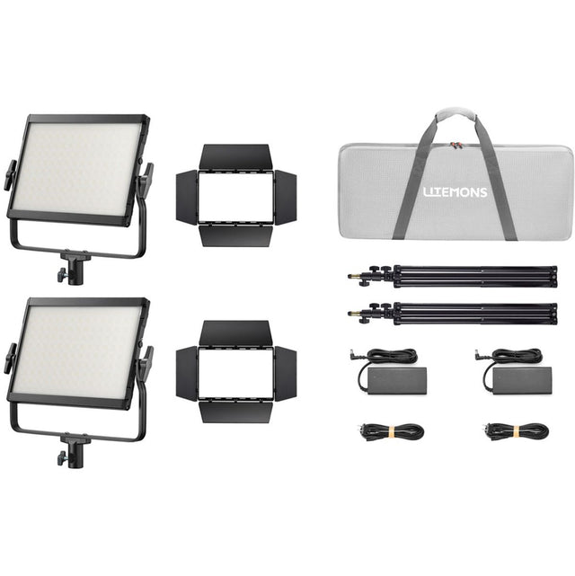 Godox LP1200R K2 Black Litemons RGB LED Light Panel 2 Light Kit
