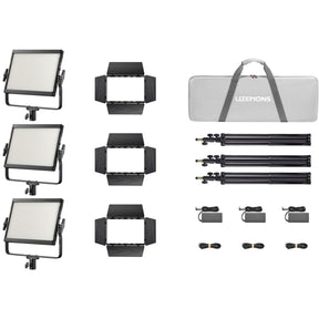 Godox LP1200R K3 Black Litemons RGB LED Light Panel 3 Light Kit