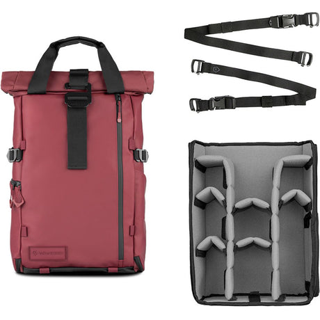 WANDRD PRVKE 31l Rhone Burgundy Pro Photography Bundle V4