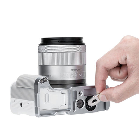 JJC HG R50V Silver Camera Hand Grip For Canon EOS R50 V - image 2 of 5