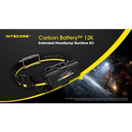 Nitecore Carbon Battery 12K Extended Headlamp Runtime Kit - image 5 of 5