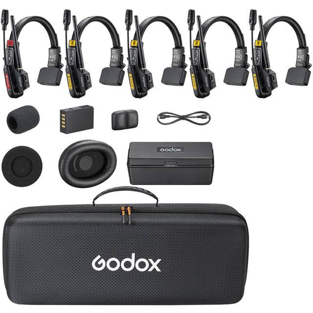 Godox Skytalk Air 5S Intercom System For 5 Person