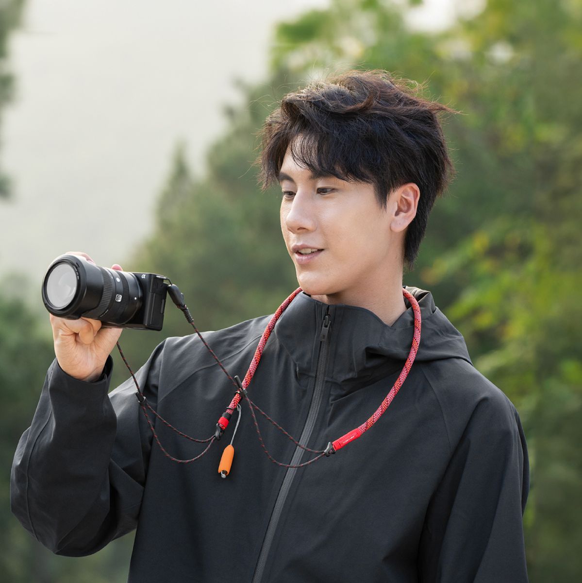 PGYTECH Camera Strap Slim (Outdoor Blaze Red)