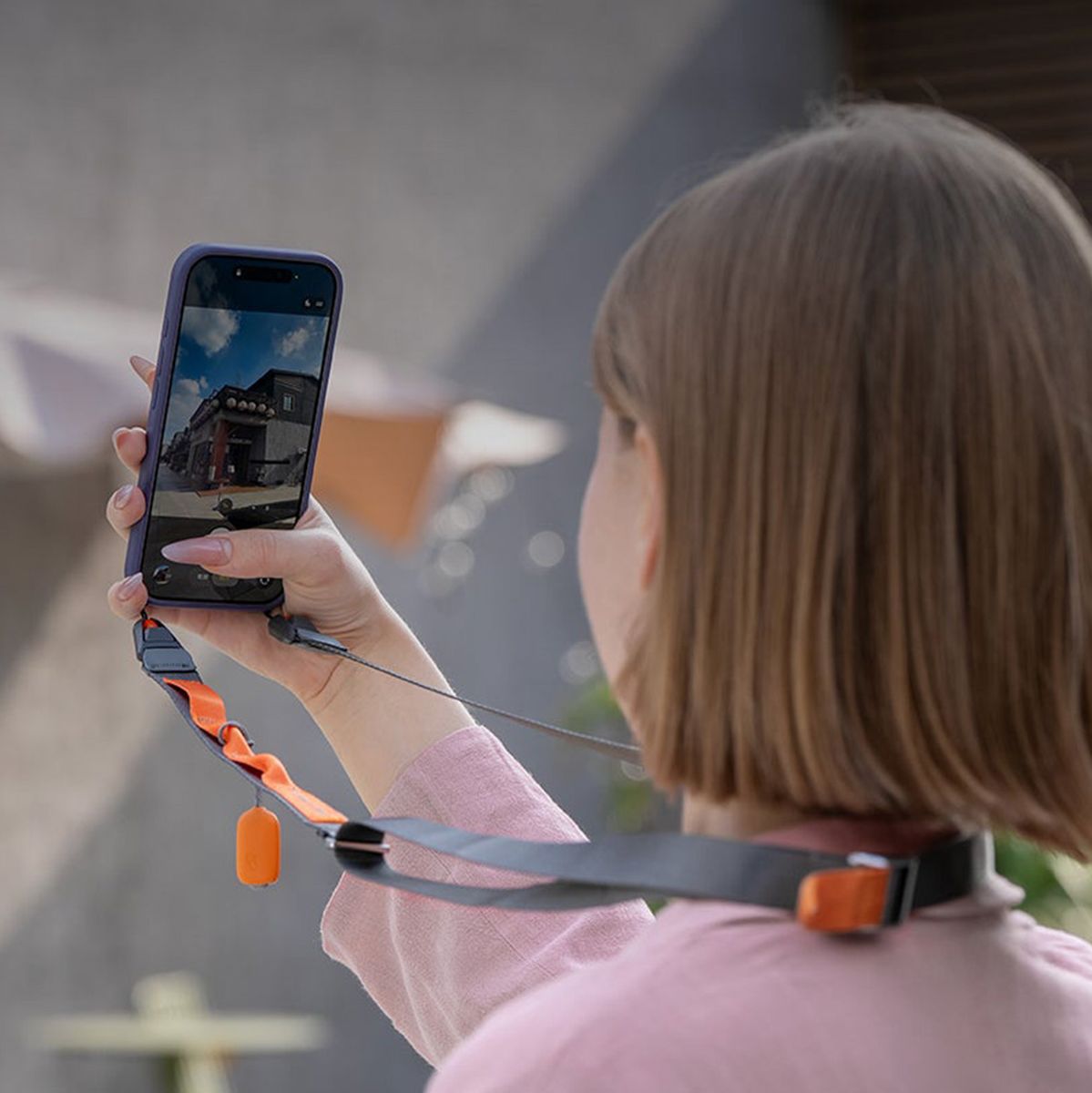 PGYTECH Linkgo Phone Photography Strap Dual Mount Version (Webbing Misty Grey) - image 3 of 4