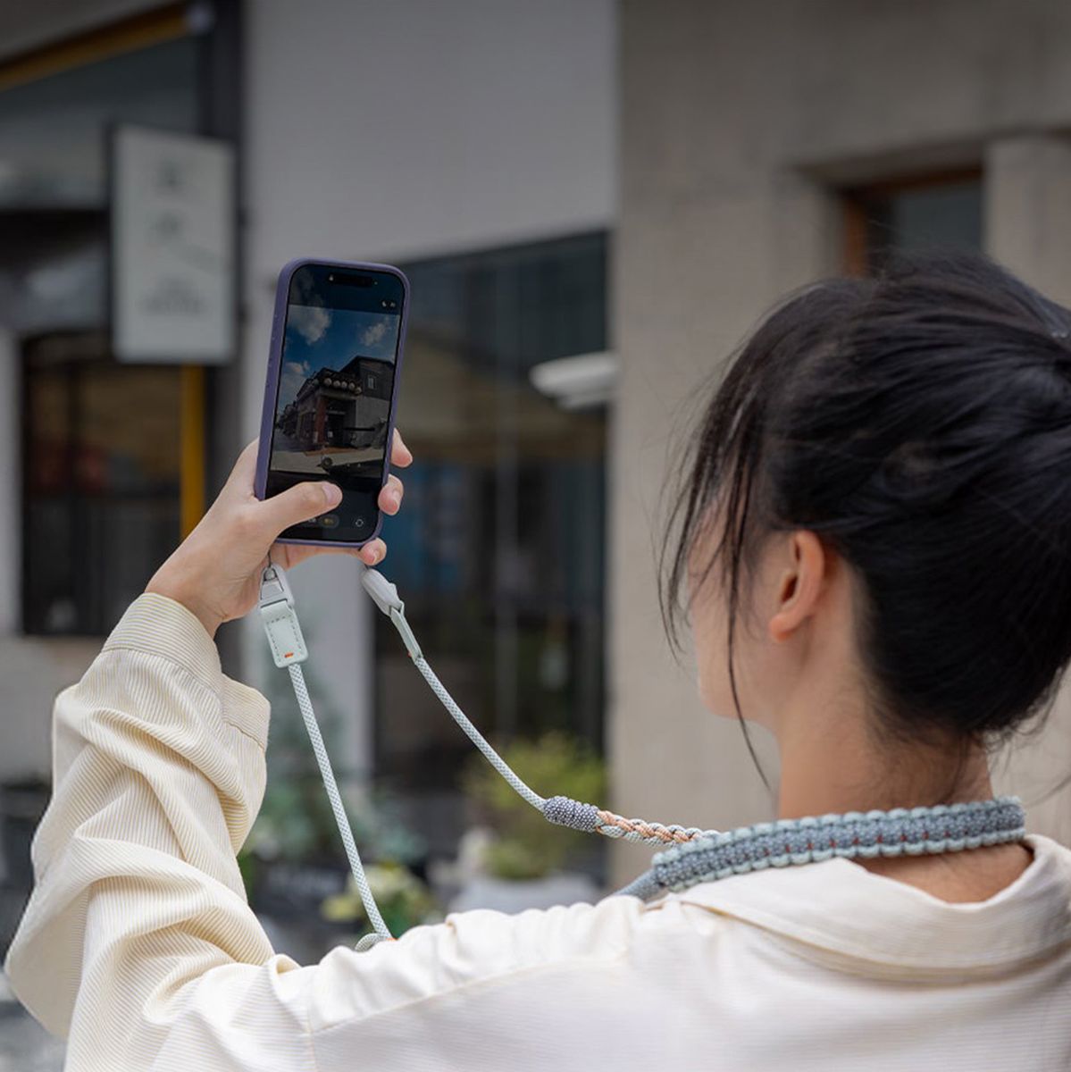 PGYTECH Linkgo Phone Photography Strap Dual Mount Version (Braided Mint Green)