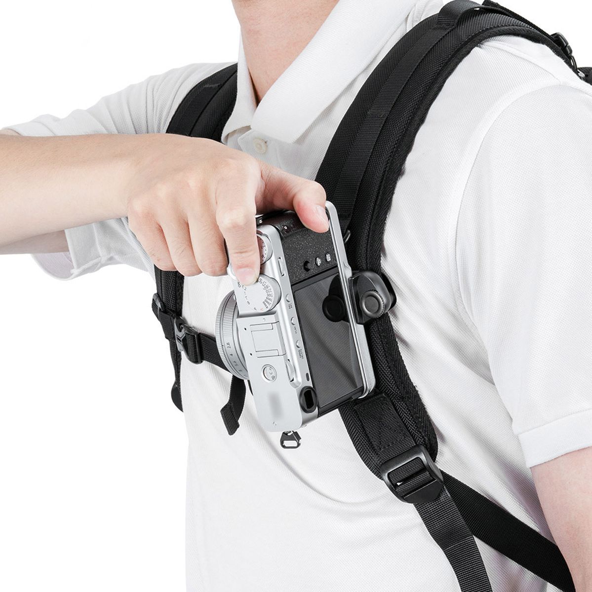 JJC Camera Hand Grip Silver For Fuji X E5