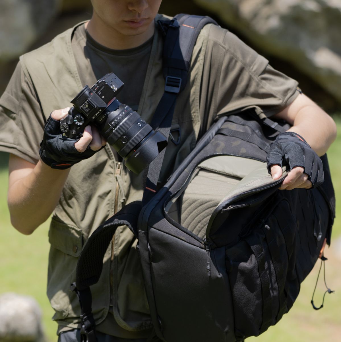 PGYTECH Onemo Tactical Backpack 25l (Dark Night Camo)