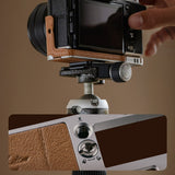 PGYTECH Leather Camera Case (For Fujifilm X100VI Clay Brown)
