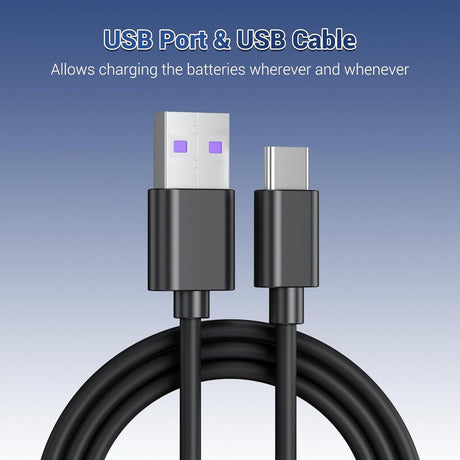 JJC Sony DCH FZ100TC USB C Dual Battery Charger (For Sony NP FZ100) - image 5 of 5