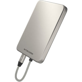 Nitecore Pocket 5 Magnetic Ultra Thin Power Bank Titanium Grey