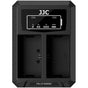 JJC Canon DCH E6TC USB C Dual Battery Charger (For Canon LP E6 / LP E6N Battery)