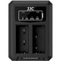 JJC Fuji DCH W126TC USB C Dual Battery Charger (For Fuji NP W126 Battery)