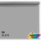 Superior Background Roll Slate Grey (NR 58) 1.35m X 11m