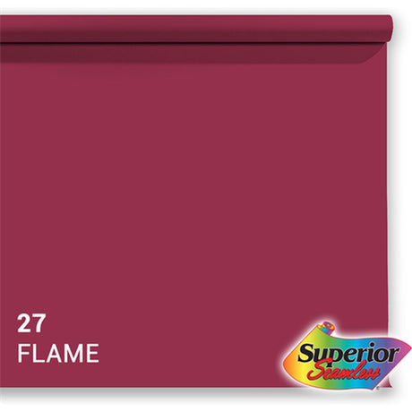 Superior Background Rol Flame (NR 27) 1.35m X 11m