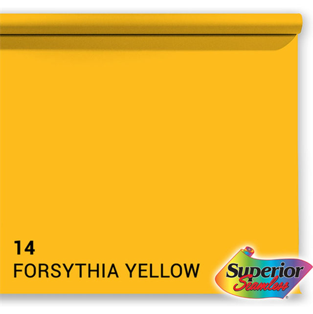 Superior Background Rol Forsythia Yellow (NR 14) 1.35m X 11m