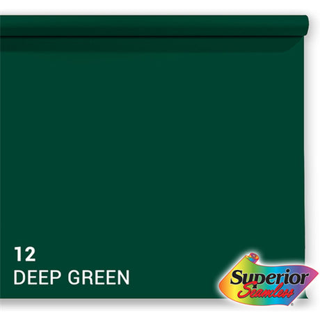 Superior Background Rol Deep Green (NR 12) 1.35m X 11m