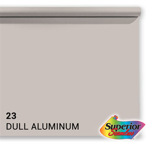Superior Background Rol Dull Aluminium (NR 23) 1.35m X 11m