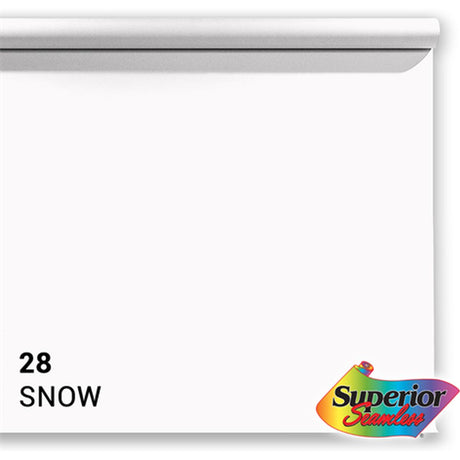 Superior Background Rol Snow (NR 28) 1.35m X 11m