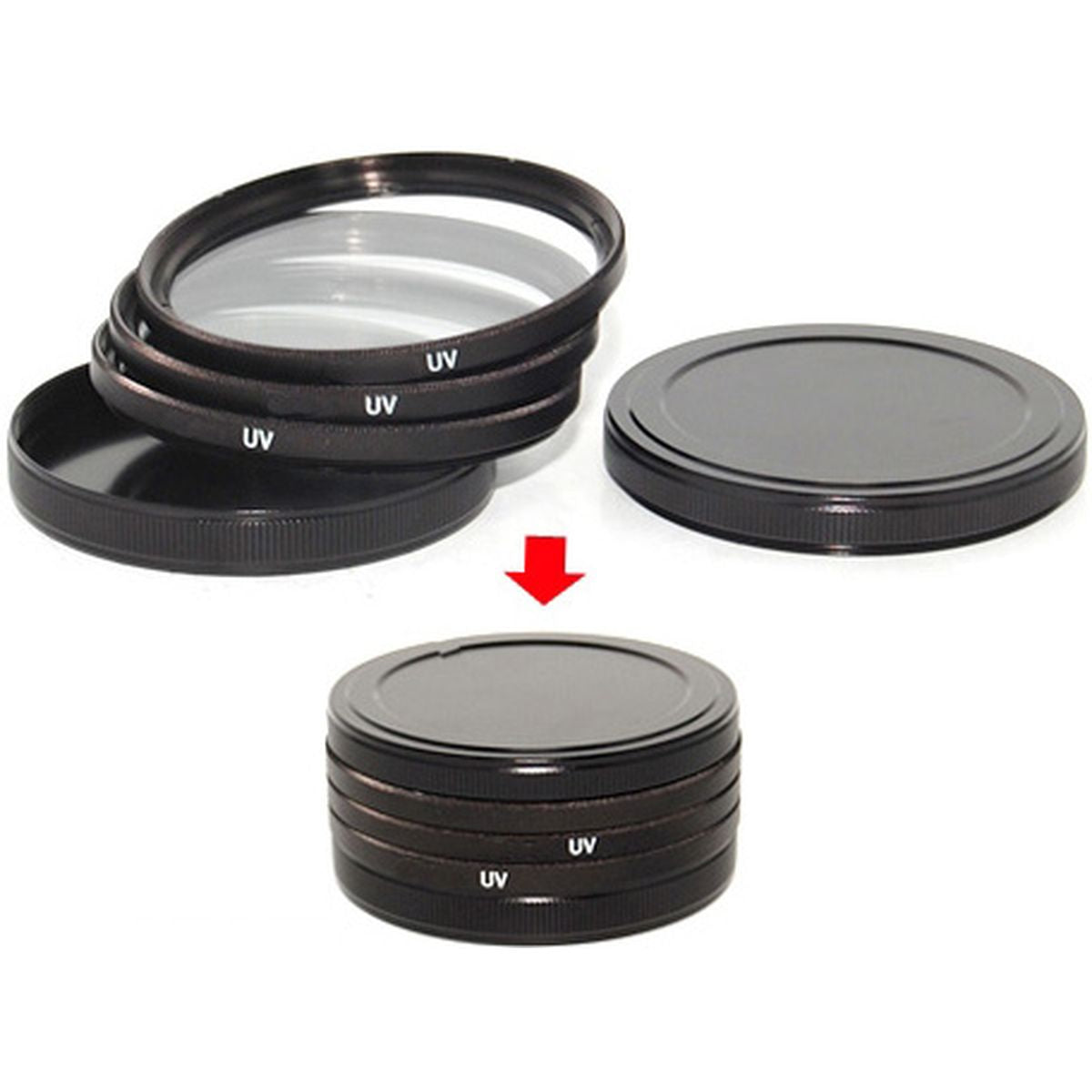 Caruba Metalen Filter Opberg/Bewaarset 86 mm - image 2 of 5