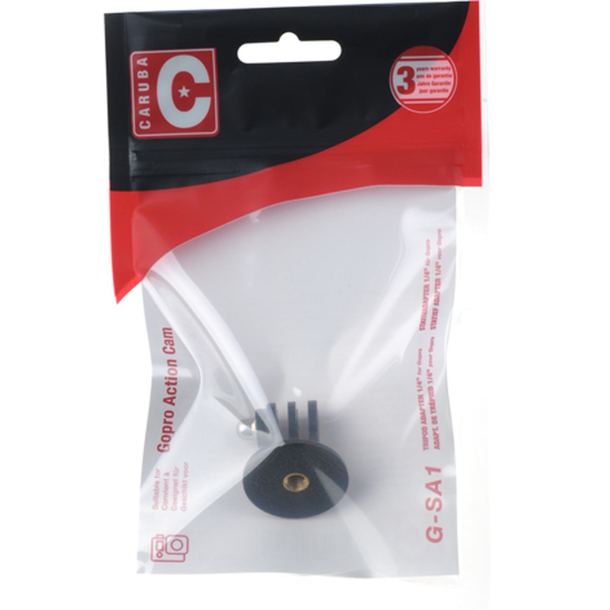 Caruba Tripod Adapter 1/4inch For GoPro - image 3 of 3