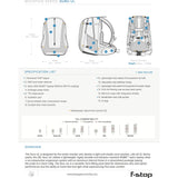 F-Stop Guru Ul Black / Malibu Blue