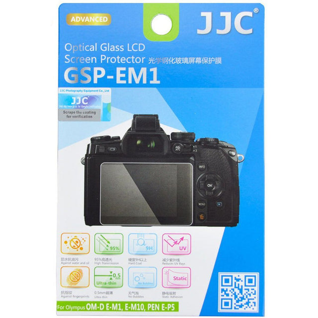 JJC GSP-EM1 Optical Glass Protector OM-D EM-1/E-M10/Pen E-P5
