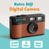Pora&Co Digital Camera - Retro - Brown - image 2 of 5