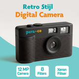 Pora&Co Digital Camera - Retro - Black - image 2 of 5