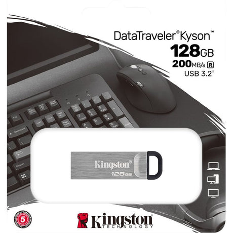 Kingston 128GB USB3.2 DataTraveler Kyson - image 3 of 3