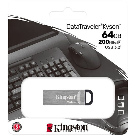Kingston 64GB USB3.2 DataTraveler Kyson - image 3 of 3
