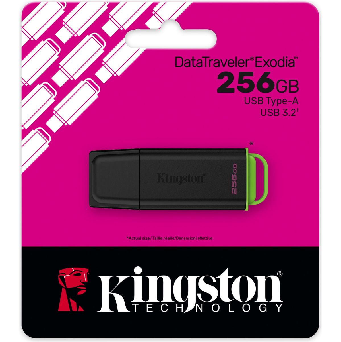 Kingston 256GB Portable USB 3.2 Gen 1 Datatravele - image 3 of 3