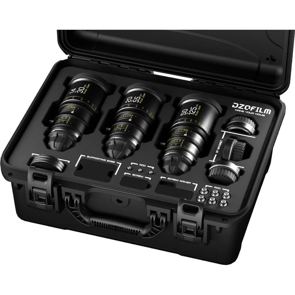 DZOFILM Pictor Bundle 14-30/20-55/50-125mm - PL & EF Mt (FT/M) - Black - image 2 of 5