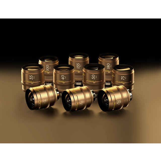 DZOFILM Arles Lustre 14/21/25/35/40/50/75/100/135/180mm FF/VV Prime Cine Lens