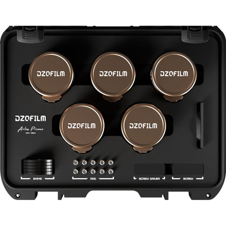 DZOFILM Arles Lustre 14/21/40/135/180mm FF/VV Prime Cine Lens (PL Mount.meter)