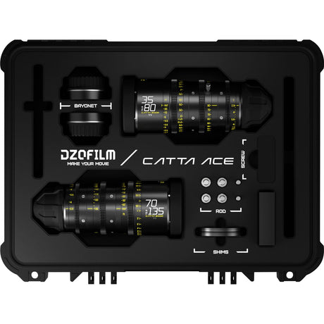 DZOFILM Dzo Film Catta Ace 2 Lens Bundle 35-80/70-135mm - PL & EF Mount (FT/M)