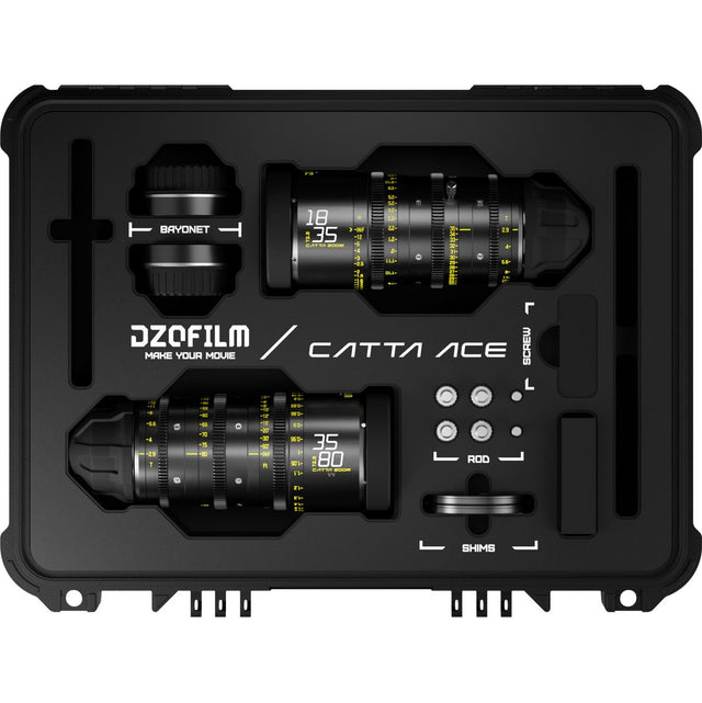 DZOFILM Dzo Film Catta Ace 2 Lens Bundle 18-35/35-80mm - PL & EF Mount (FT/M)